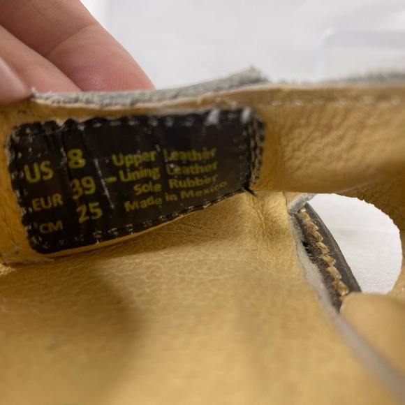 Musse & Cloud Women's Alanna Strappy Leather Sandals Ice Size 8 - Picture 9 of 11